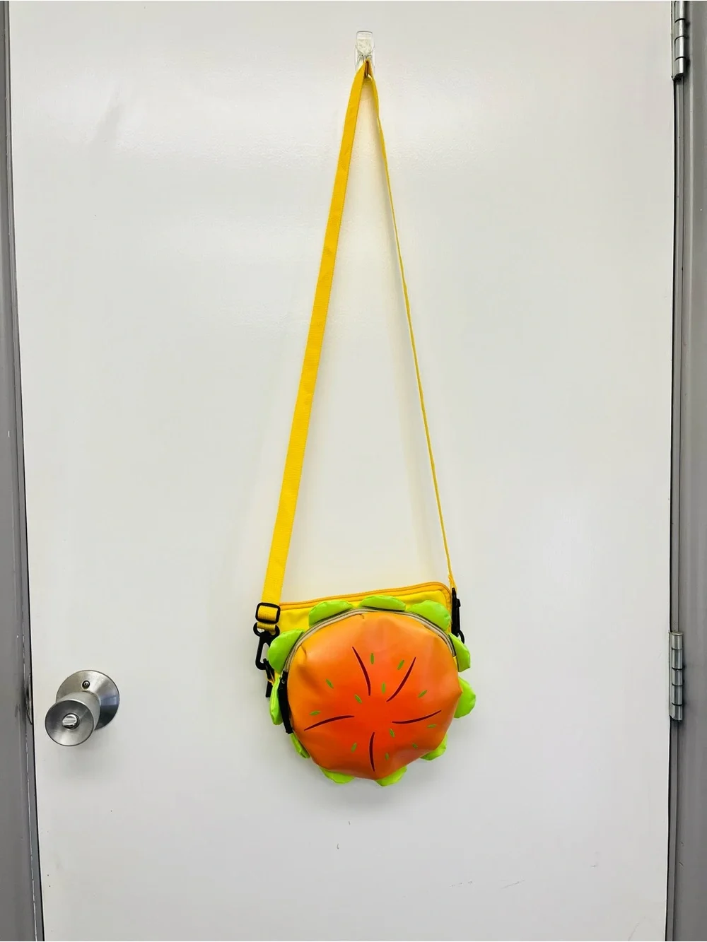 Bright Colored Cheeseburger Crossbody
